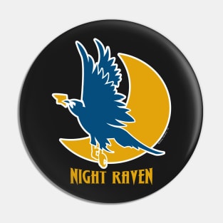 Night Raven Pin