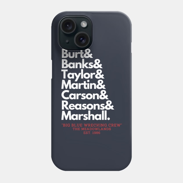 NYG's Big Blue Wrecking Crew! Phone Case by capognad