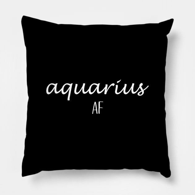 Aquarius Af Pillow by sewwani