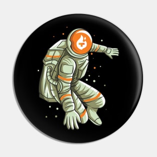 Tfuel Logo Theta Fuel Cryptocurrency Token NFT Blockchain Astronaut Moon Pin