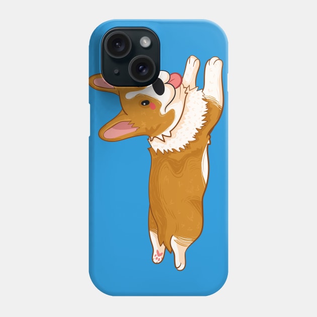 Corgi Sploot Phone Case by KPrimeArt