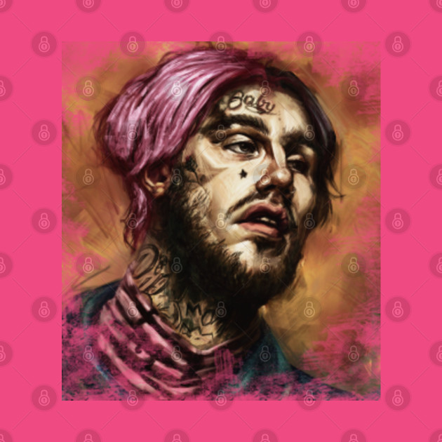 Discover Lil Peep Portrait - Lil Peep - T-Shirt