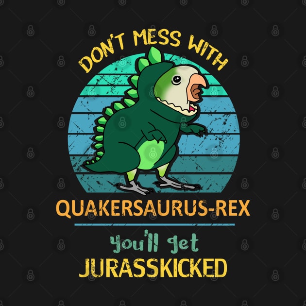 Jurasskicked Green Monk Parakeet by FandomizedRose