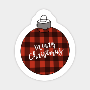 Merry Christmas Ornament Magnet