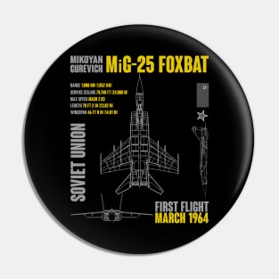 Mikoyan-Gurevich MiG-25 Foxbat Pin