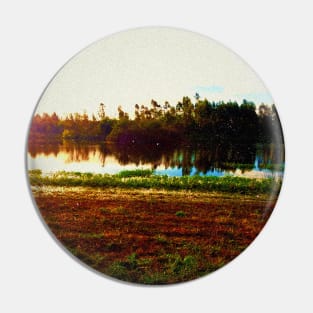 Retro Vintage Tumblr Countryside Landscape Pin