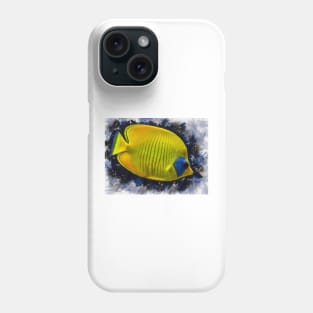 Masked Butterflyfish Phone Case