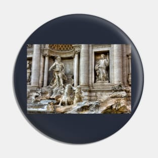 The Trevi Fountain, Neptune, Rome, Italy Pin