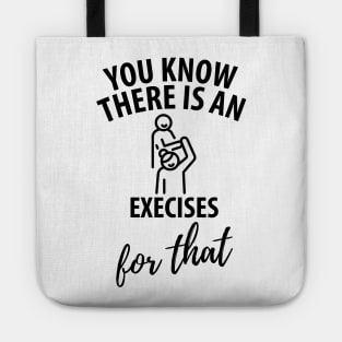 physiotherapist physical therapy gift saying funny Tote