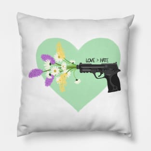 Love &gt; Hate Pillow