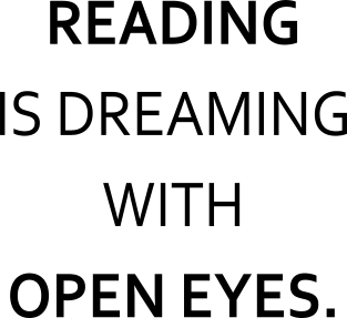 "Reading is dreaming with open eyes" Magnet