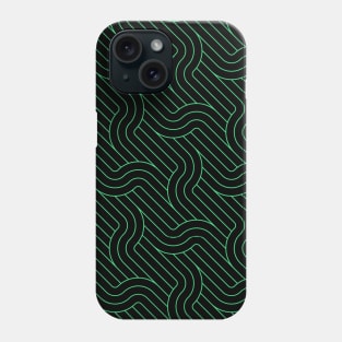 diagonal tech  pattern Phone Case