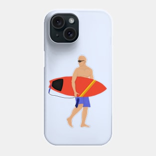 Getting Ready to Surf Phone Case