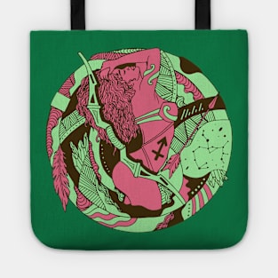 Pink Mint Sagittarius Beauty Tote