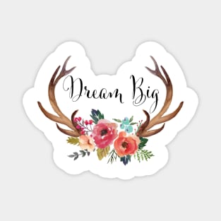 Dream Big Horns Magnet