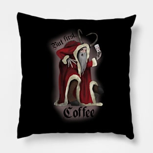 Krampus Coffee Pillow