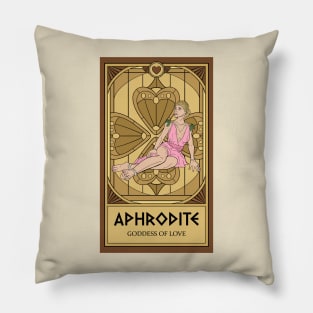 Aphrodite Tarot Card Pillow