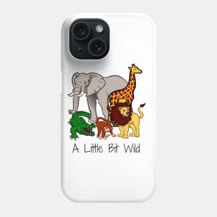 Zoo Safari Wild Animals Party Animal Design Lion Elephant Giraffe Phone Case