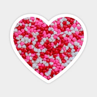 Candy Love Sprinkle Hearts Magnet