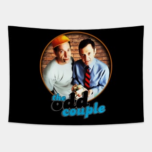 The Odd Couple Classic TV Sitcom Design Tapestry