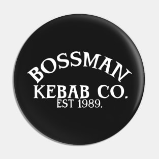 Bossman kebab co. British takeaway kebabs Pin