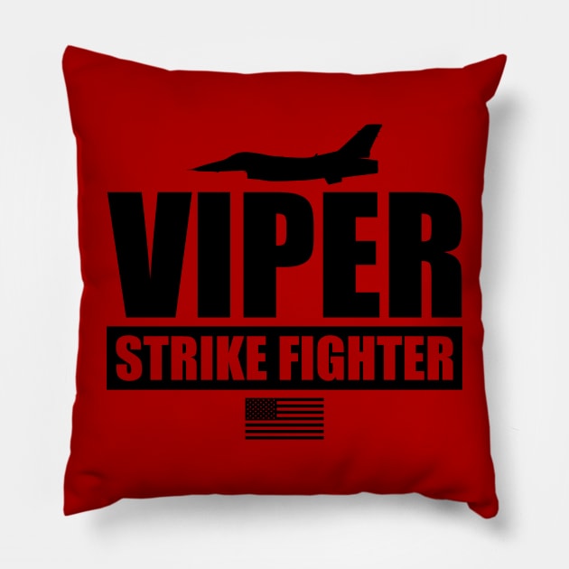 F-16 Viper Strike Fighter Pillow by Firemission45