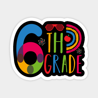 6th Grade Squad Teachers Boys Girls Funny Back To School Magnet