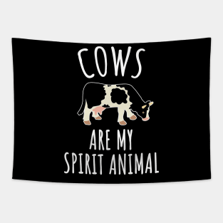 Cows are my spirit animal Tapestry