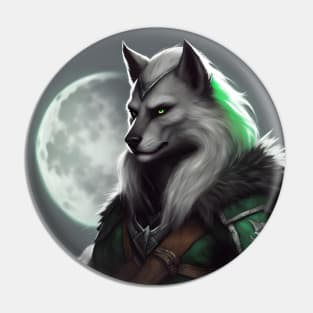 werewolf fantasy art green Pin