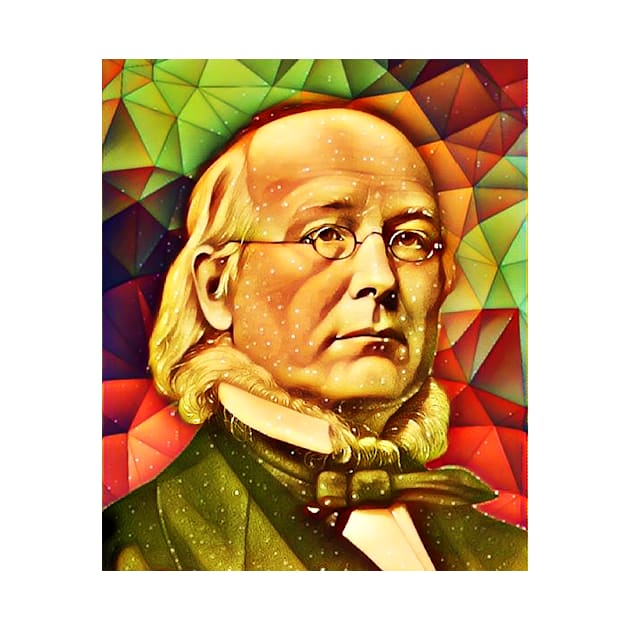 Horace Greeley Snow Portrait | Horace Greeley Artwork 9 by JustLit