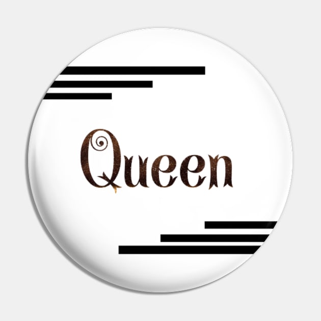 Queen Artwork Pin by TytyQuate