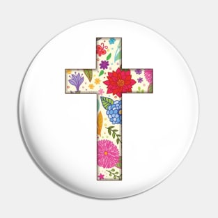 christian cross Pin