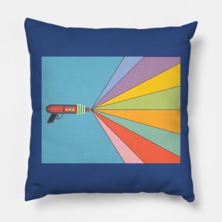 Retro Ray Gun Pillow