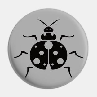 Ladybug (Black) Pin