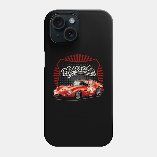 Ferrari 250 GTO 1962 car muscle Phone Case by JocelynnBaxter