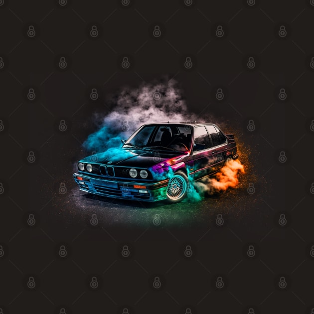 Rainbow Splash BMW 3 by Duke's