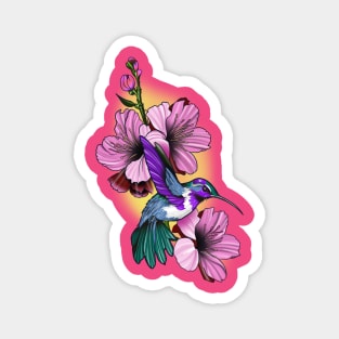Hummingbird Blossom Magnet