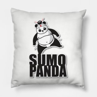 Sumo Panda by Karate Panda Pillow