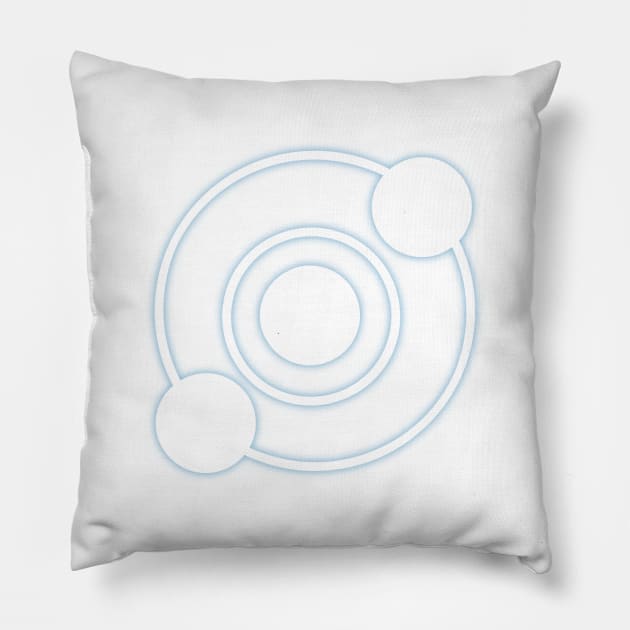 Invisibility glyph Pillow by dragonlord19