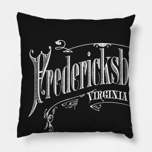 Vintage Fredericksburg, VA Pillow