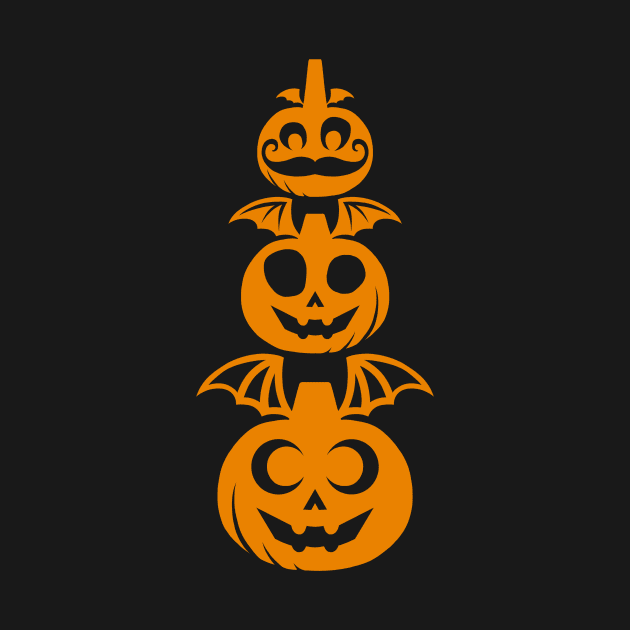 Vampire Pumpkin Trio by OdinUnger