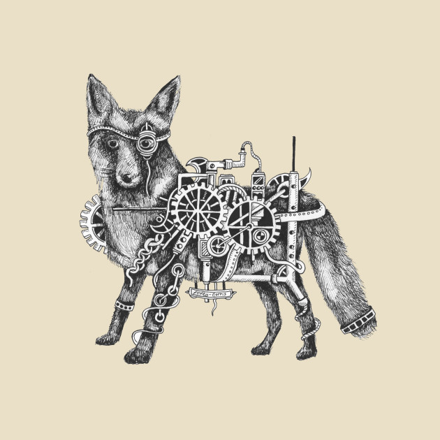 Steampunk Fox - Graphics - T-Shirt | TeePublic