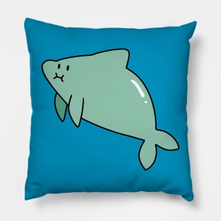 Dolphin with a Funny Face Pillow