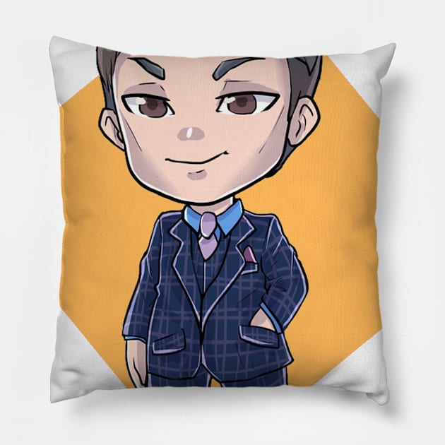 doctor lecter Pillow by tizy