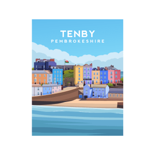 Tenby in Pembrokeshire - South Wales T-Shirt