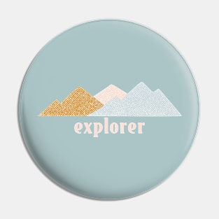 Mountain Explor Pin