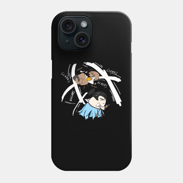 Eggmurai Showdown Phone Case by HCreatives