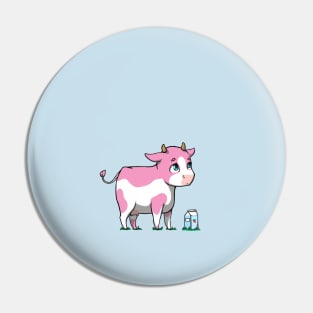 cute strawberry milk cow Pin