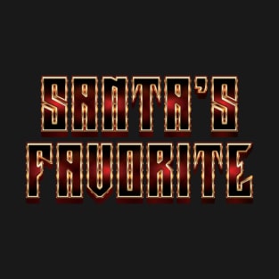 Santa's Favorite - Christmas T-Shirt