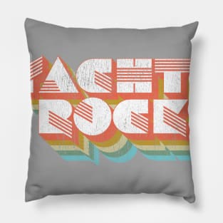 Vintage Fade Yacht Rock Party Boat Drinking graphic Pillow